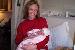 It felt dangerously comfortable to hold a newborn again!