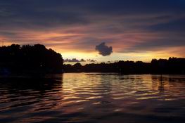 There's nothing like a sunset on the water