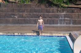 Ready for the first cannon ball of the day