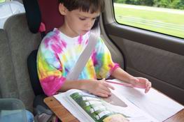 Honing his math skills