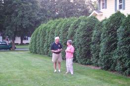 John and Mary Ellen getting caught up