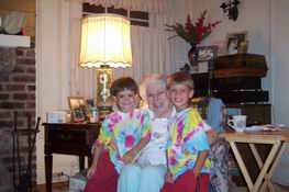The boys with Great-Nana