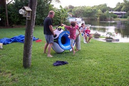 Patch trying to knock down the tube