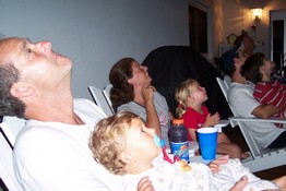 Watching the fireworks
