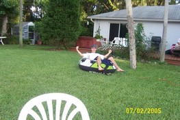 Mark takes tubing to a whole new - lazy - level