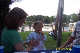Aunt Susan getting a baby fix