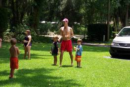 Water balloon fight!!!