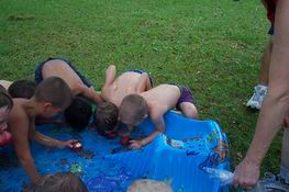 Bobbing for apples