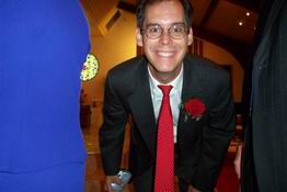 Daddy goofing around while Patrick took pictures
