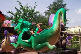 Alex flying his dragon