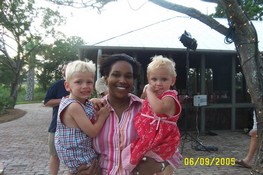 Chase and Kate with Darice, the best nanny ever
