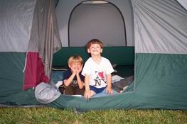 Setting up "camp"