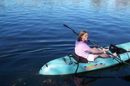 I took advantage of a peaceful moment on the water