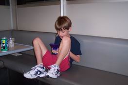 The boy is all leg!