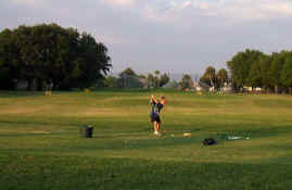 And of course, what Finster gathering is complete without a little golf?