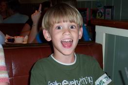 Goofy kid!