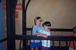 They were riding the "earthquake ride"