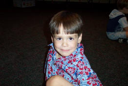 Jacob gave Patch this shirt and he loves it.  He looks like he should be on Miami Vice!