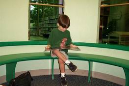 Chillin' out at the library