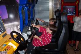 Racing neck-and-neck at Froggers
