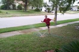 I'll use this one to blackmail him when he's older - my little ballerina!