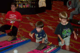 Future skeeball enthusiast (notice I didn't say "champion")