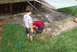 They made quick sand!