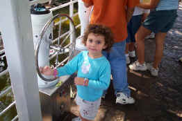Lexie, Mark's goddaughter.  What a cutie!