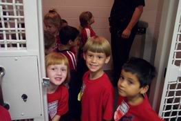This better be his ONLY visit to a holding cell!