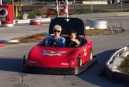 Patch kept trying to play bumper cars