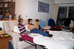 Kat read the boys their bedtime story one last time