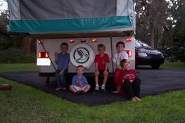 The kids loved the camper!