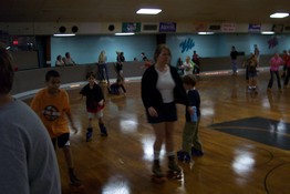 Patch skating along