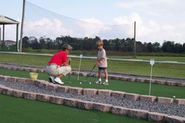 He and Connie were having a putting contest