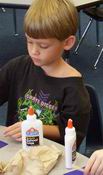 He's very serious about his artwork
