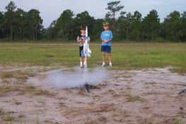 Patch's turn - check out that fire from the engine!