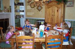 Dinner with 7 kids