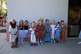 The whole class - trying to figure out which camera they're supposed to look into!