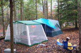 Our soggy home sweet home