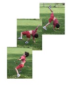 My little tumbling fool!