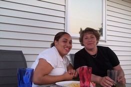 Heather and Gloria