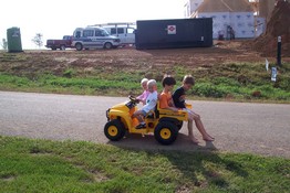 Chase was giving out rides