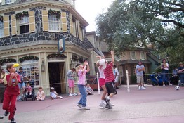 Alex (bottom left) was way ahead of the other kids!
