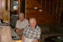 Uncle George and Grandpa at Lake George