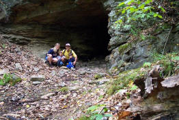 At the mouth of the graphite mine