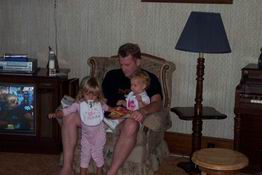 Uncle KC with Danielle and Julia