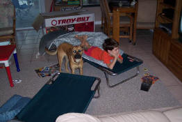 Hangin' out watching TV